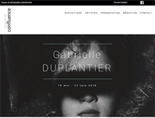 Tablet Screenshot of galerie-confluence.fr